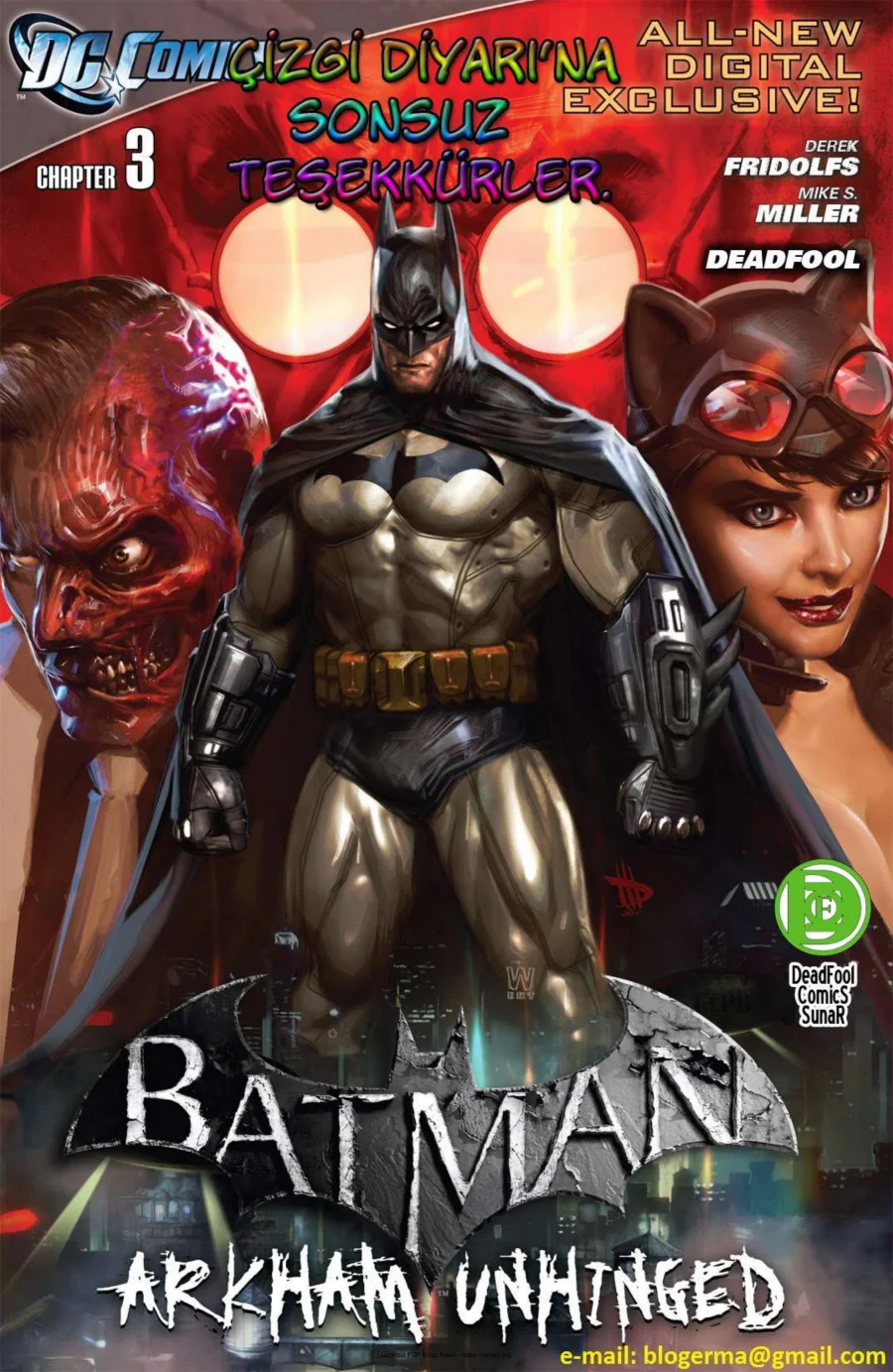 ARKHAM UNHINGED 3 kapak görseli
