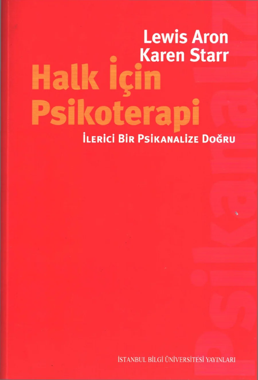 Aron Karen Starr Halk İçin Psikoterapi kitap kapağı