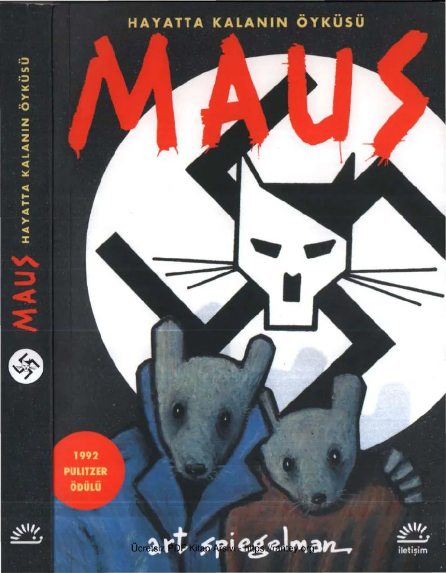 Art Spiegelman Maus Hayatta Kalanın Öyküsü kapak görseli
