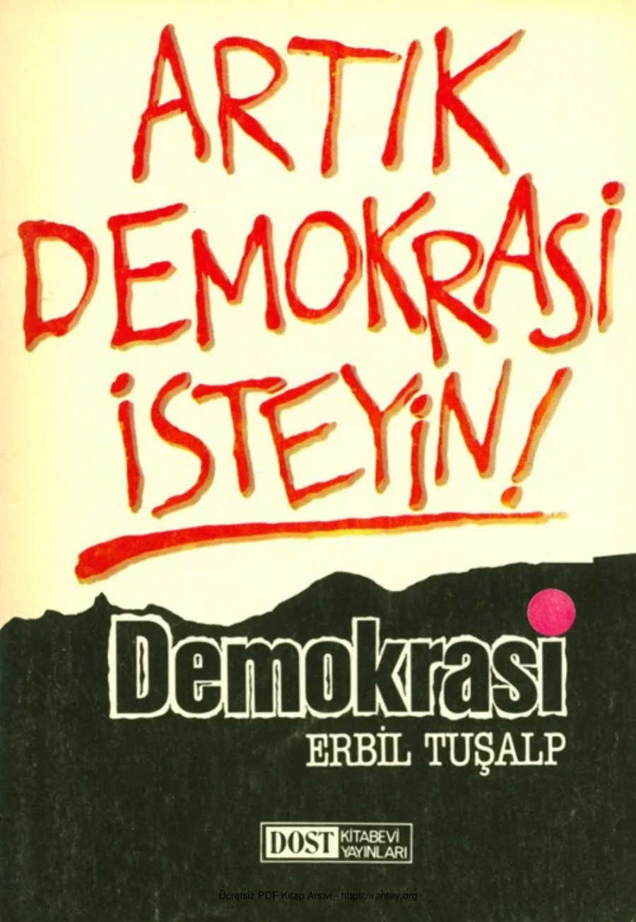 Artık Demokrasi İsteyin kapak görseli