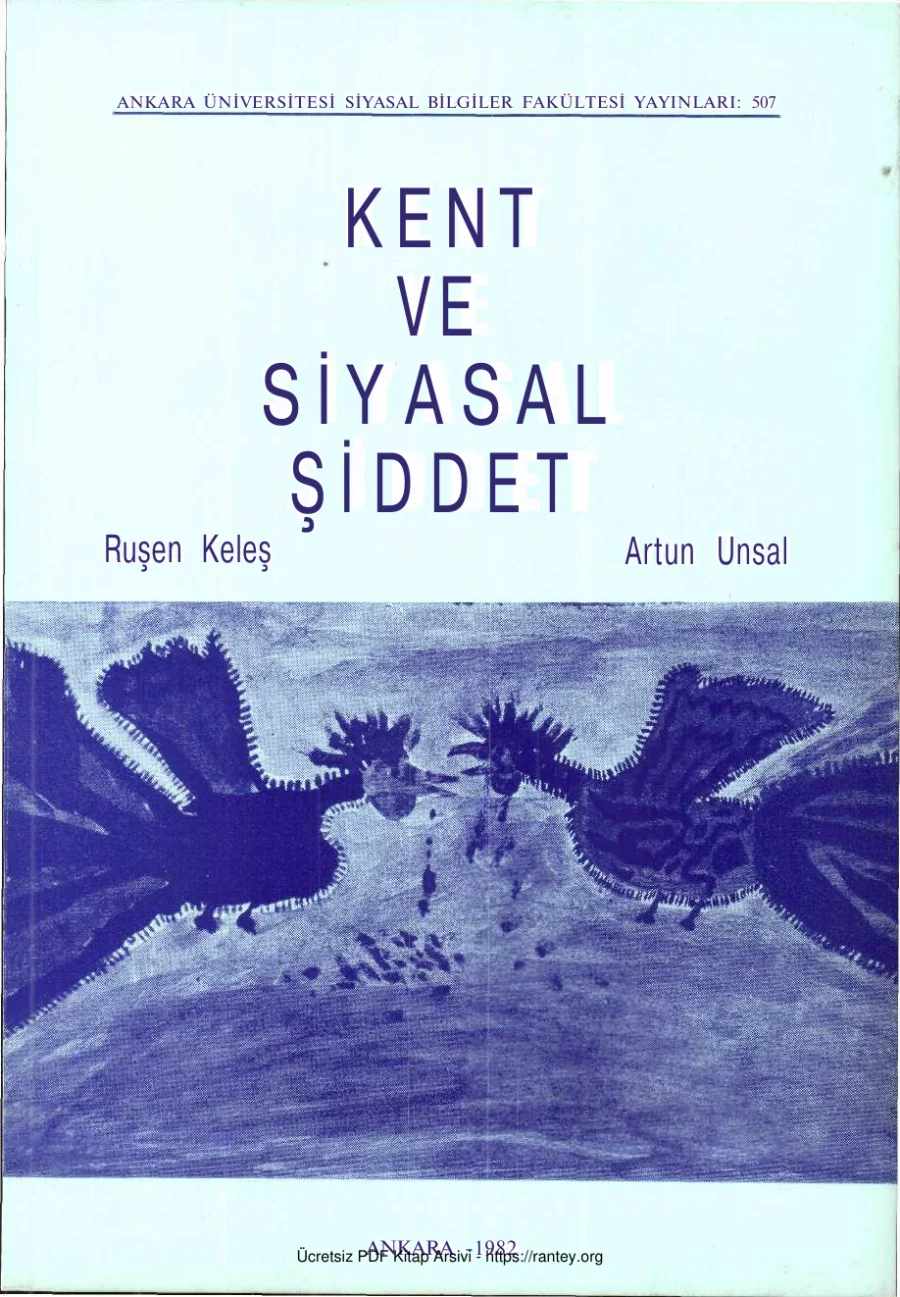 Artun Ünsal Kent ve Siyasal Şiddet kapak görseli
