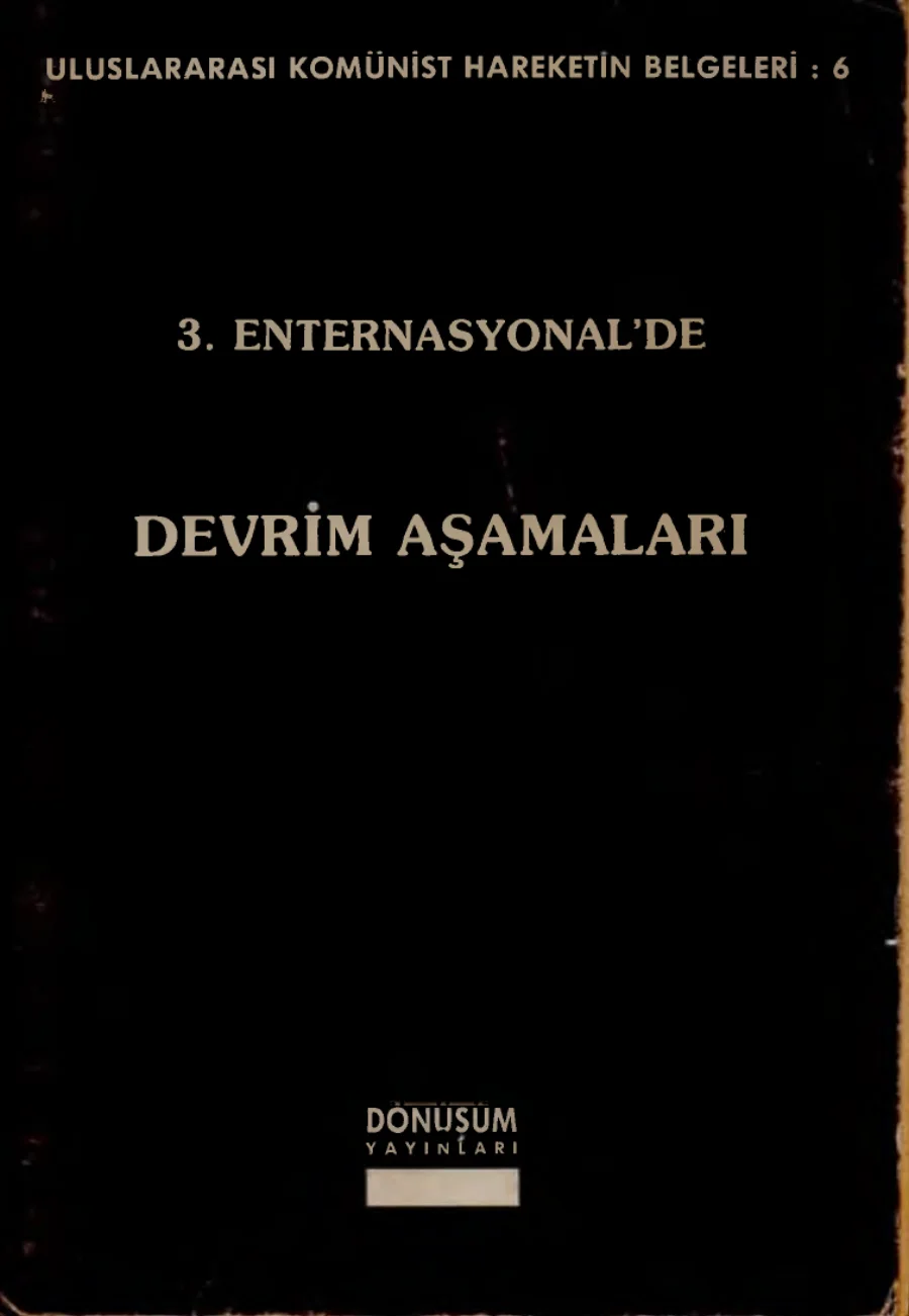 Aşamaları Dönüşüm Yayınları kapak görseli