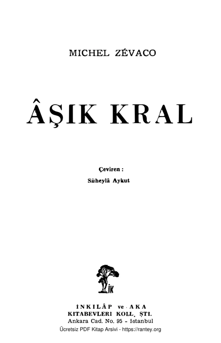 Aşık Kral Inkılap ve kapak görseli