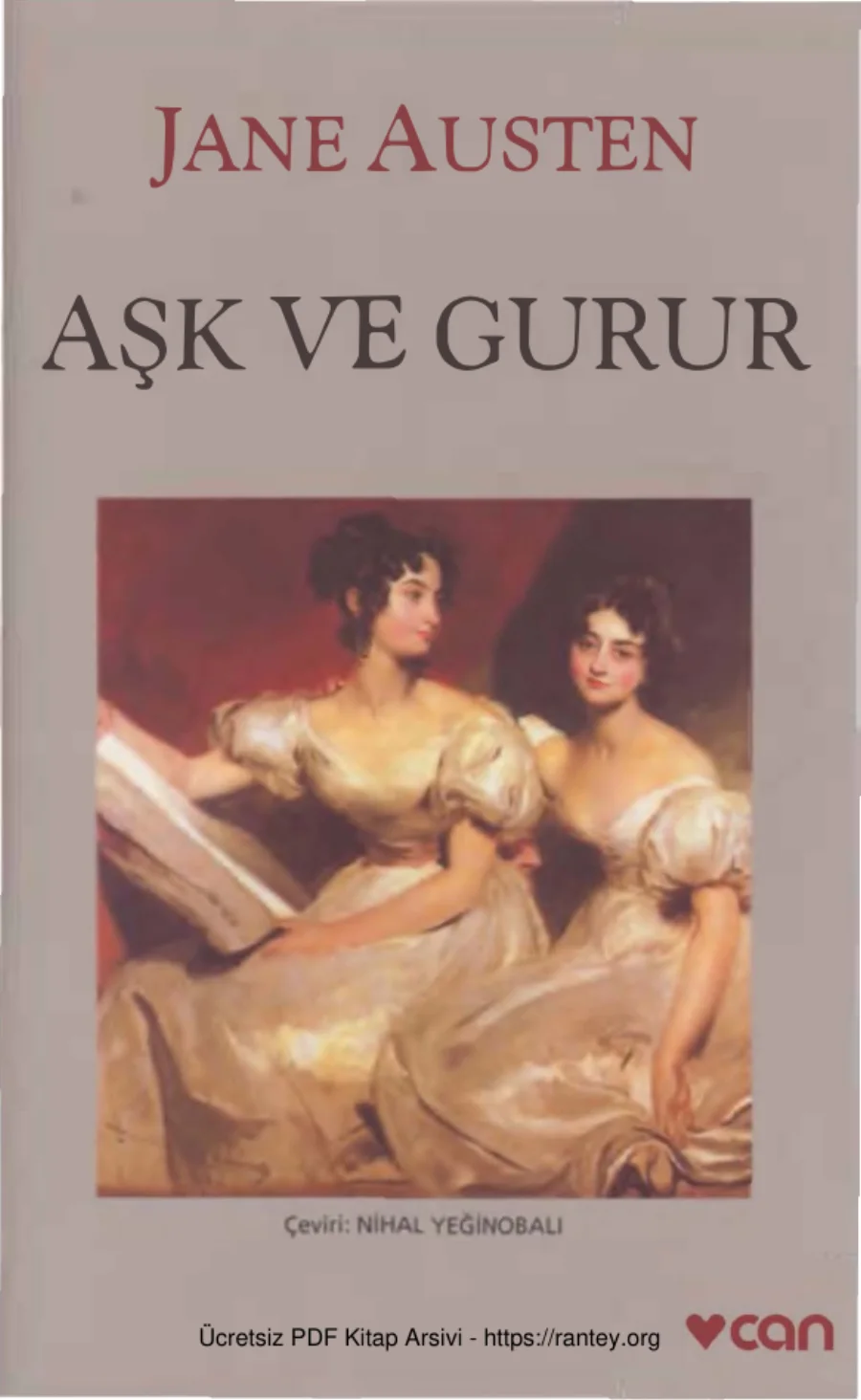 Aşk ve Gurur Can Yayınları kapak görseli