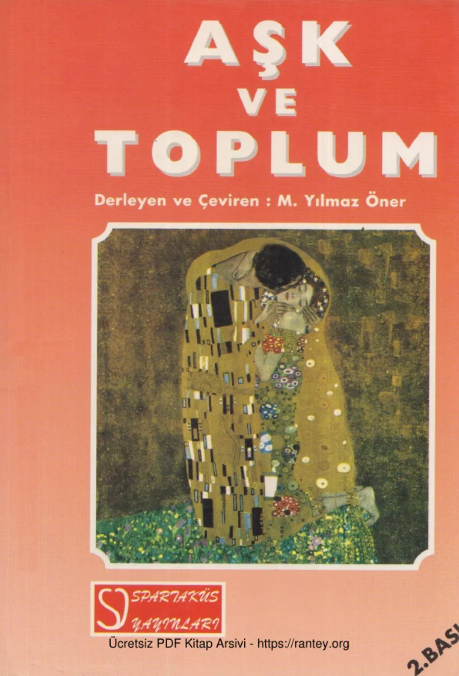 Aşk ve Toplum Spartaküs Yayınları kapak görseli