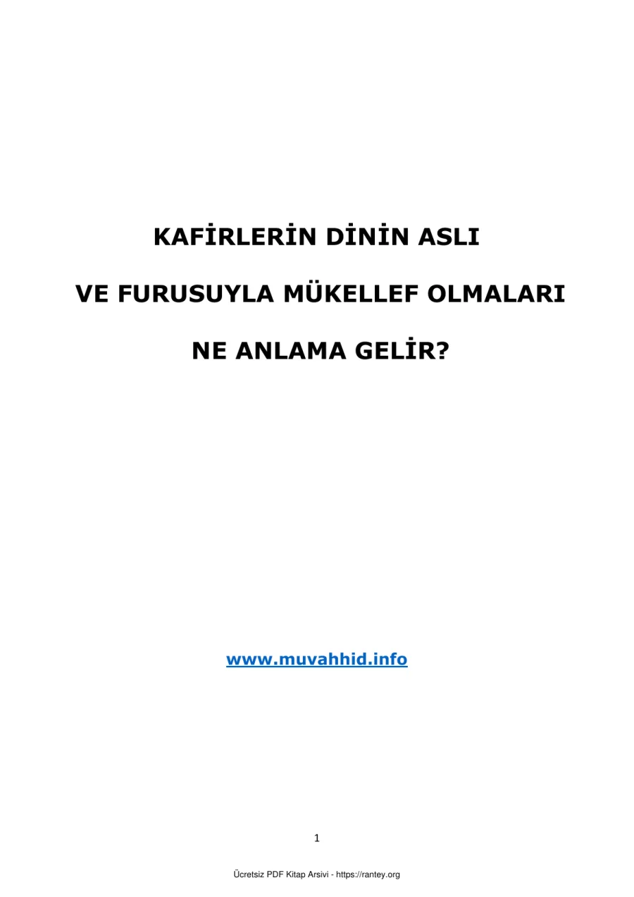 asli ile mukellef olmasi Ebu Abdulmumin Tekin Mıhçı kapak görseli