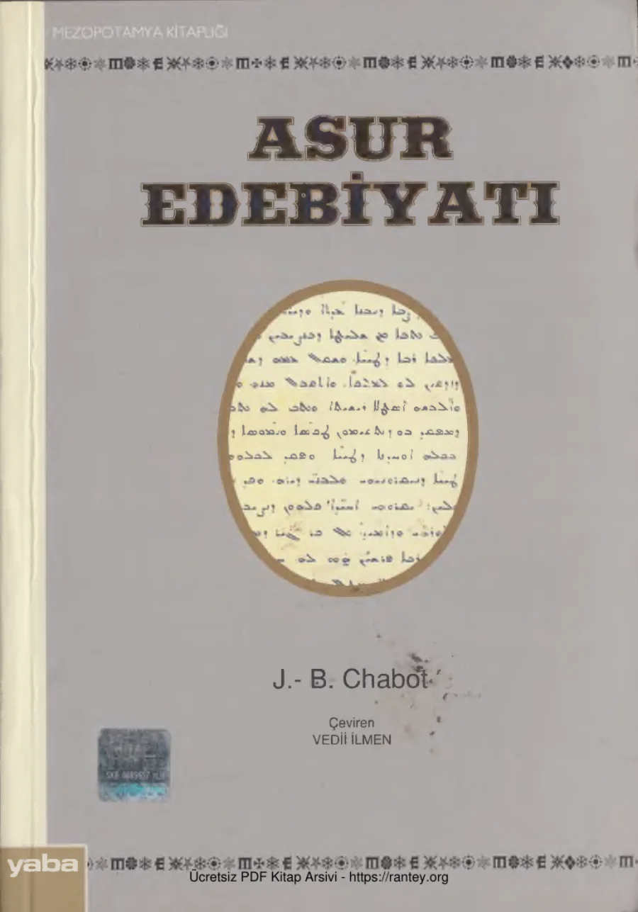 Asur Edebiyatı kapak görseli