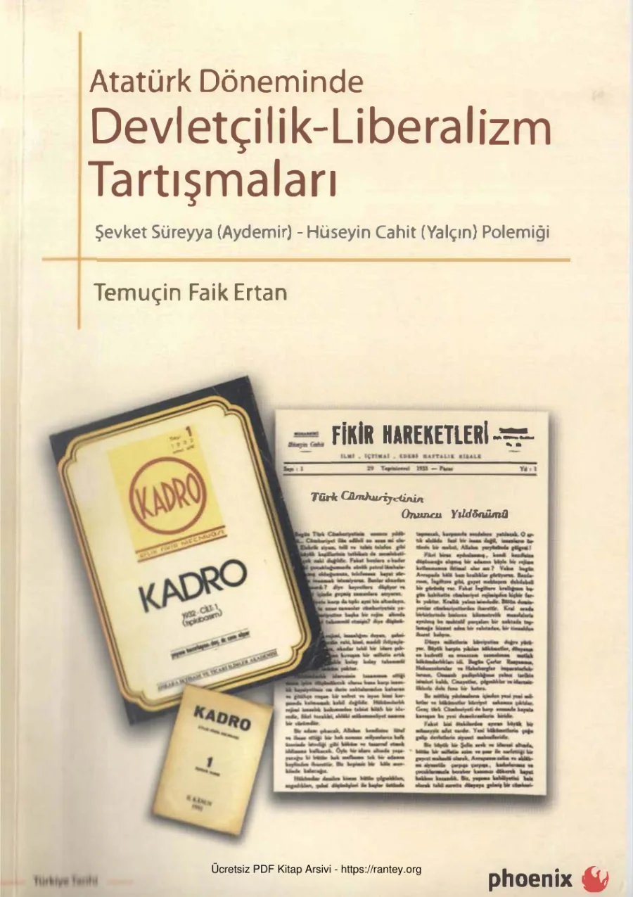 Atatürk Döneminde Devletçilik Liberalizm Tartışmaları kapak görseli