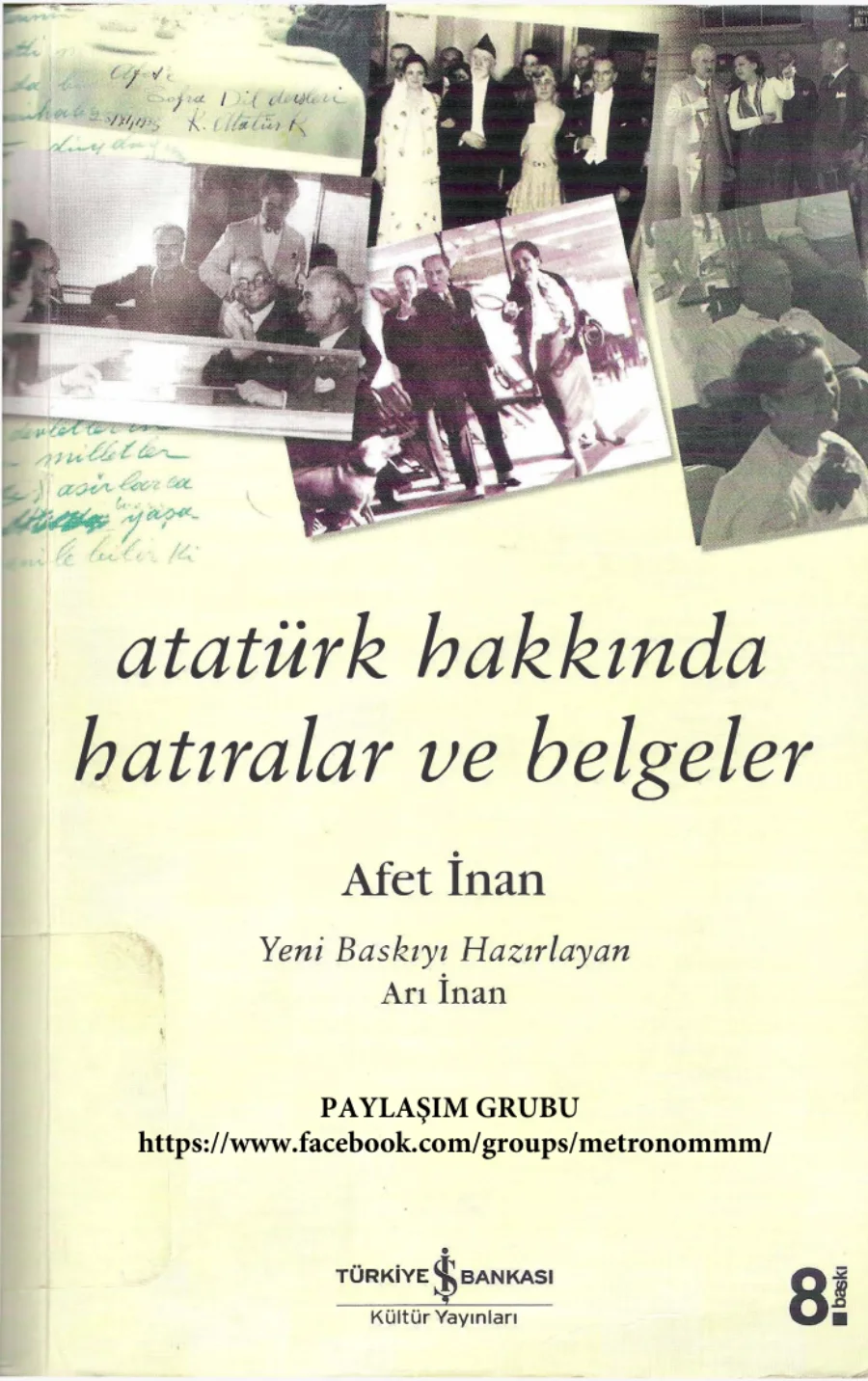 Atatürk Hakkında Hatıralar ve Belgeler kapak görseli
