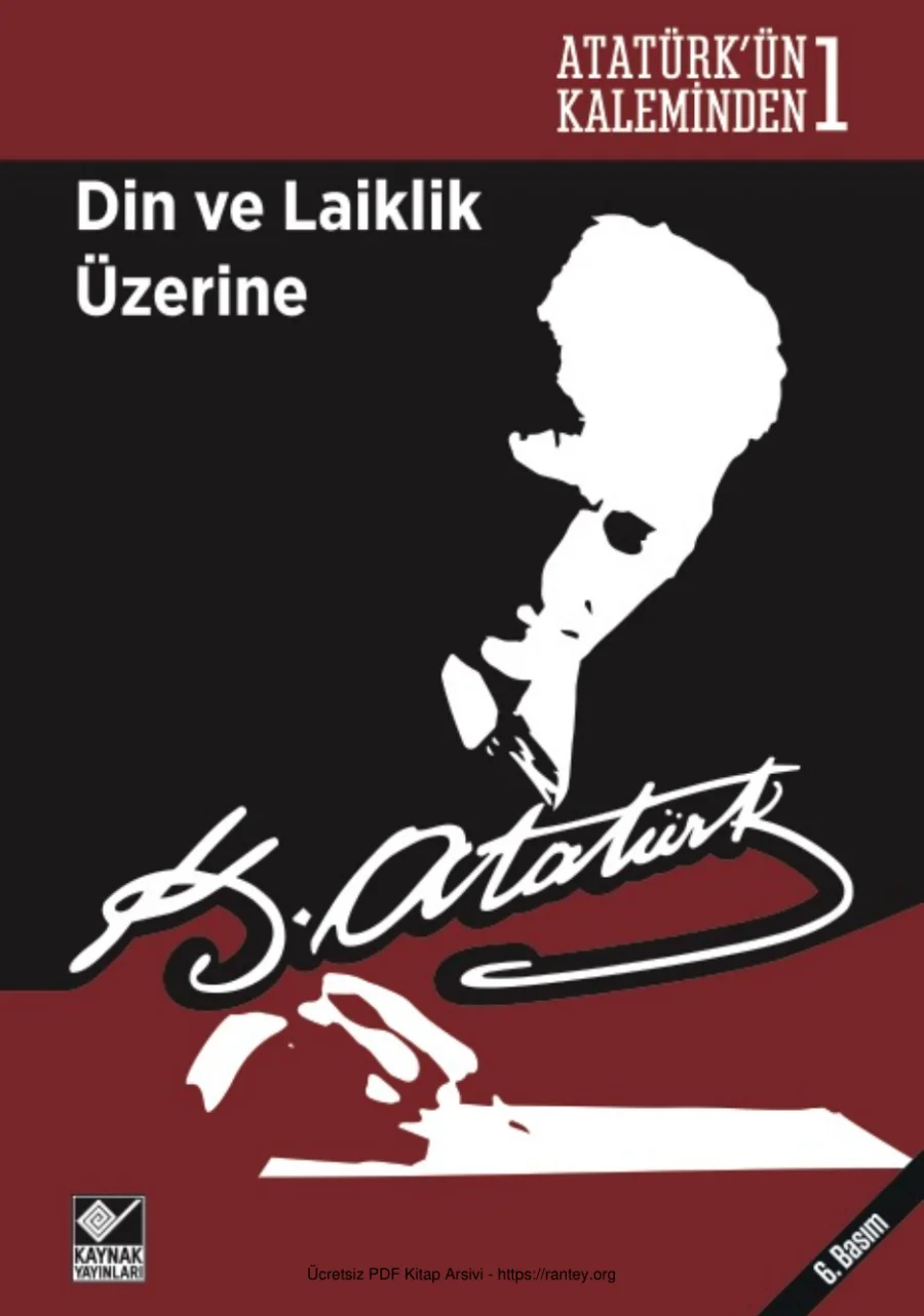 Atatürk'ün Kaleminden 1: Din ve Laiklik kitap kapağı