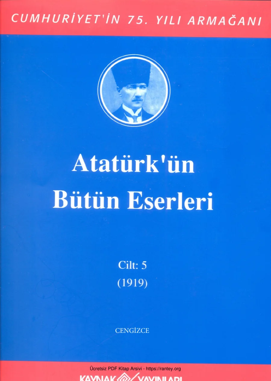 Atatürkün Bütün Eserleri 5 1919 kapak görseli