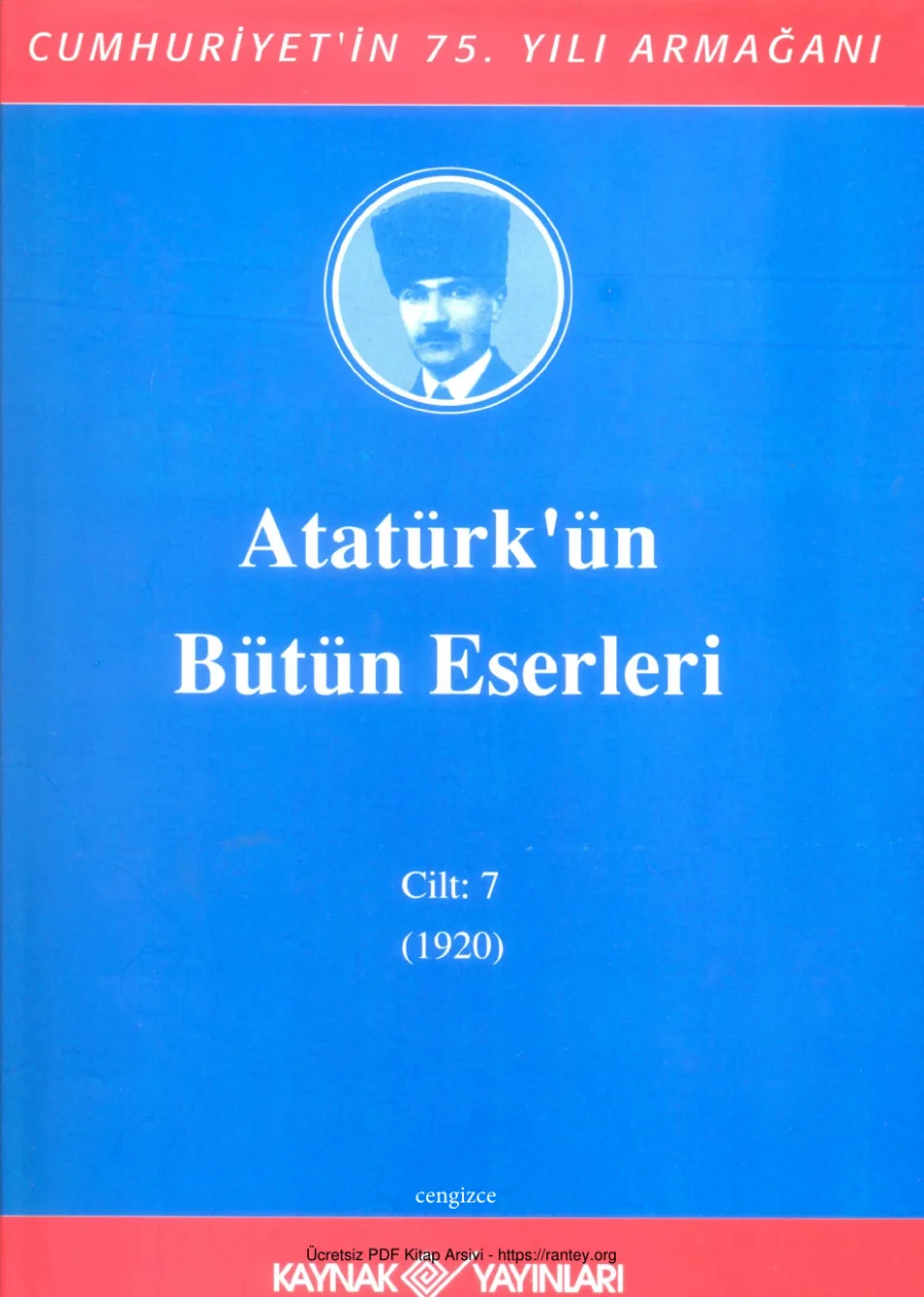 Atatürkün Bütün Eserleri 7 1920 kapak görseli