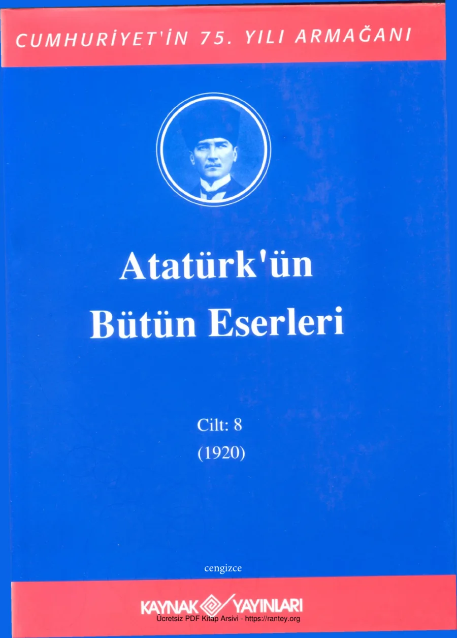 Atatürkün Bütün Eserleri 8 1920 kapak görseli