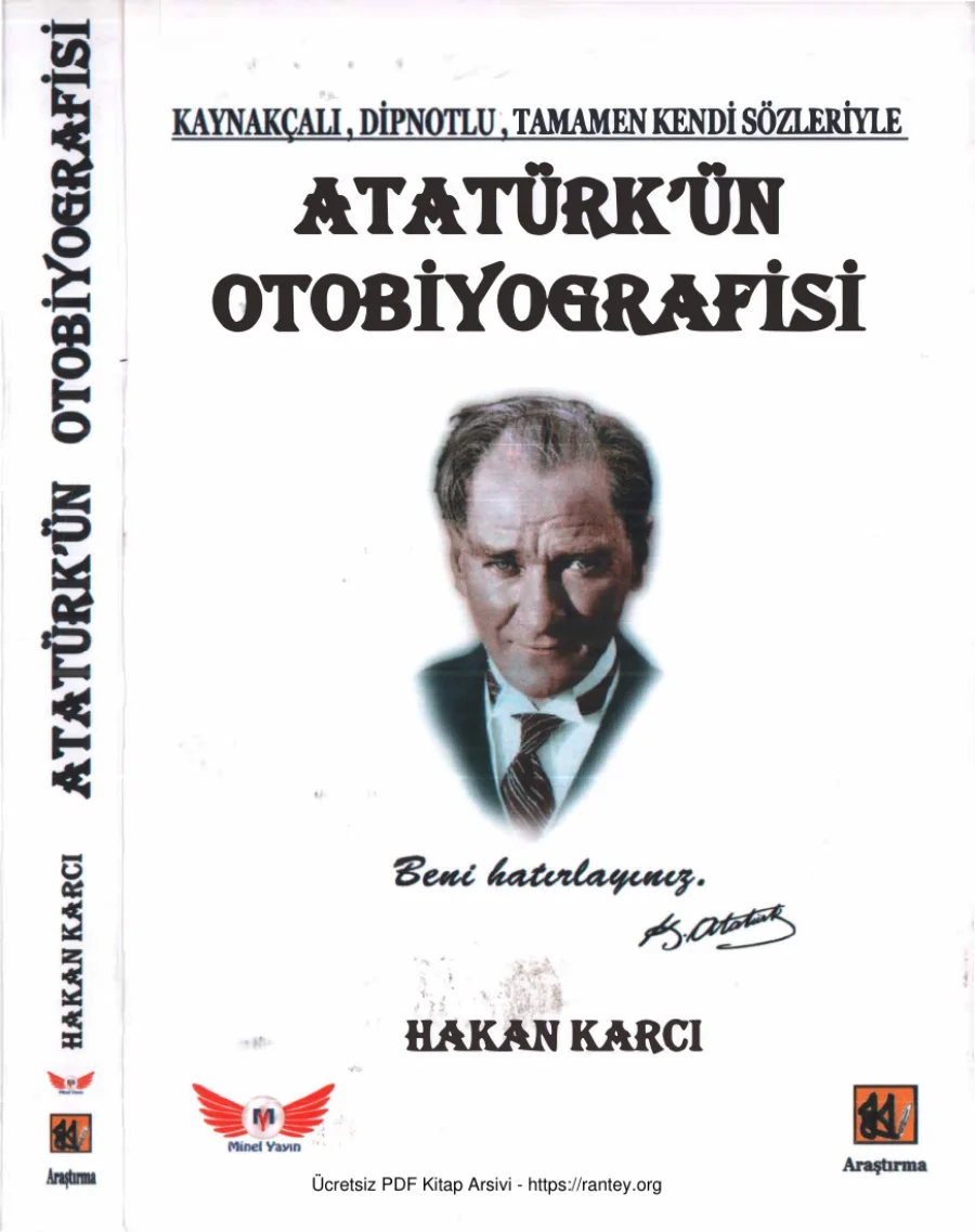 Atatürkün Otobiyografisi Minel Yayınları kapak görseli
