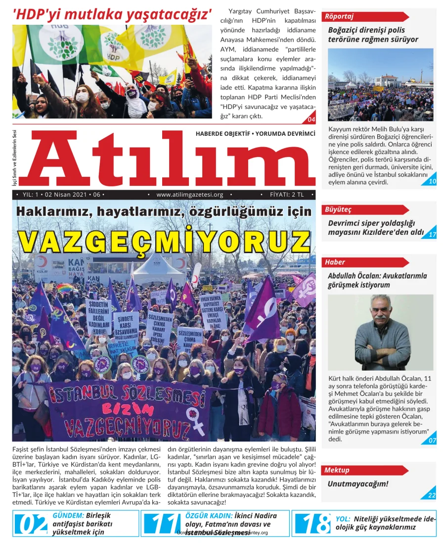 Atılım 2021 Sayı 06 kapak görseli