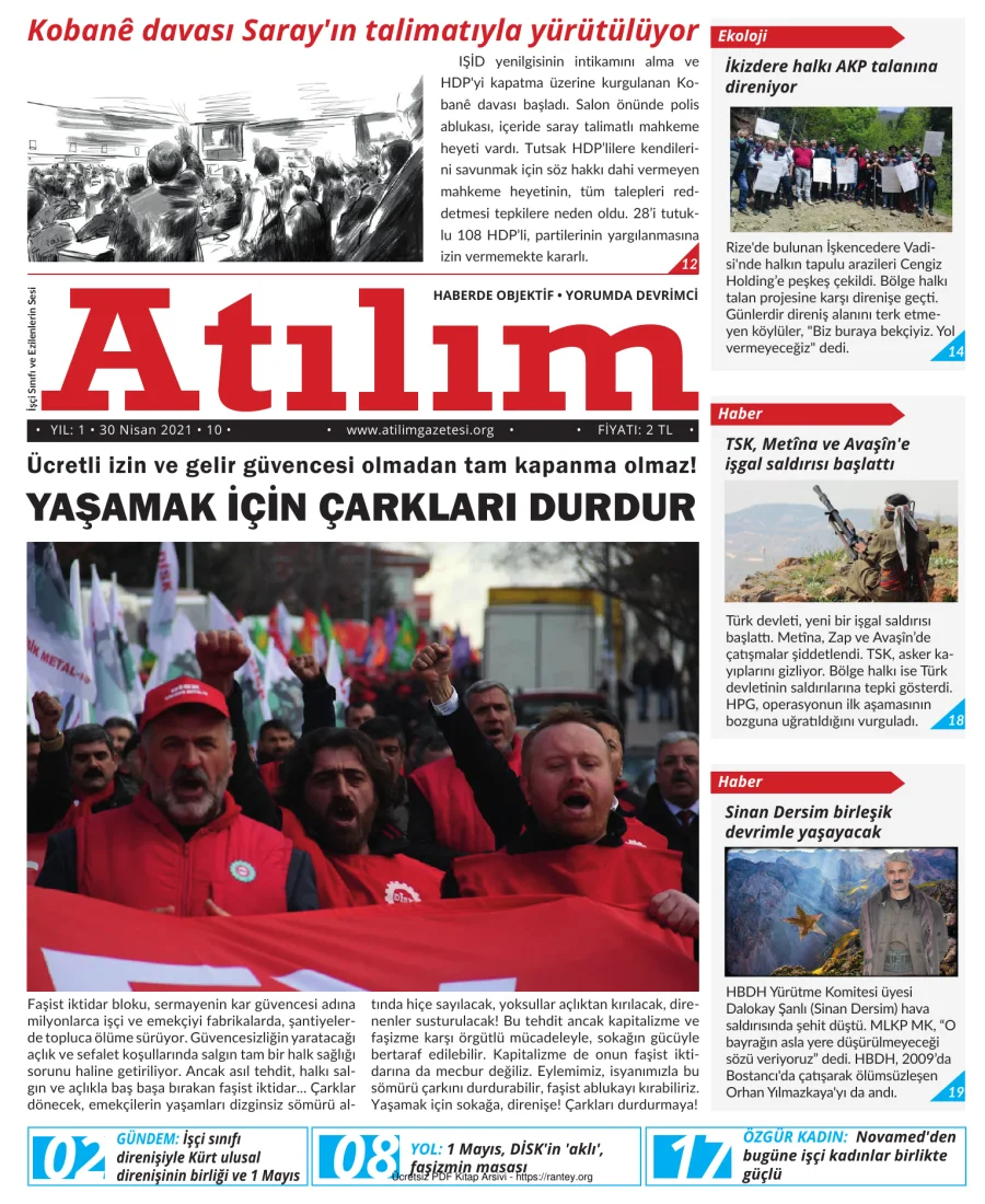 Atılım 2021 Sayı 10 kapak görseli