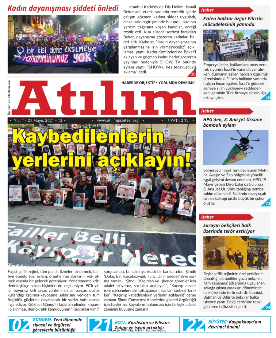Atılım 2021 Sayı 13 kapak görseli