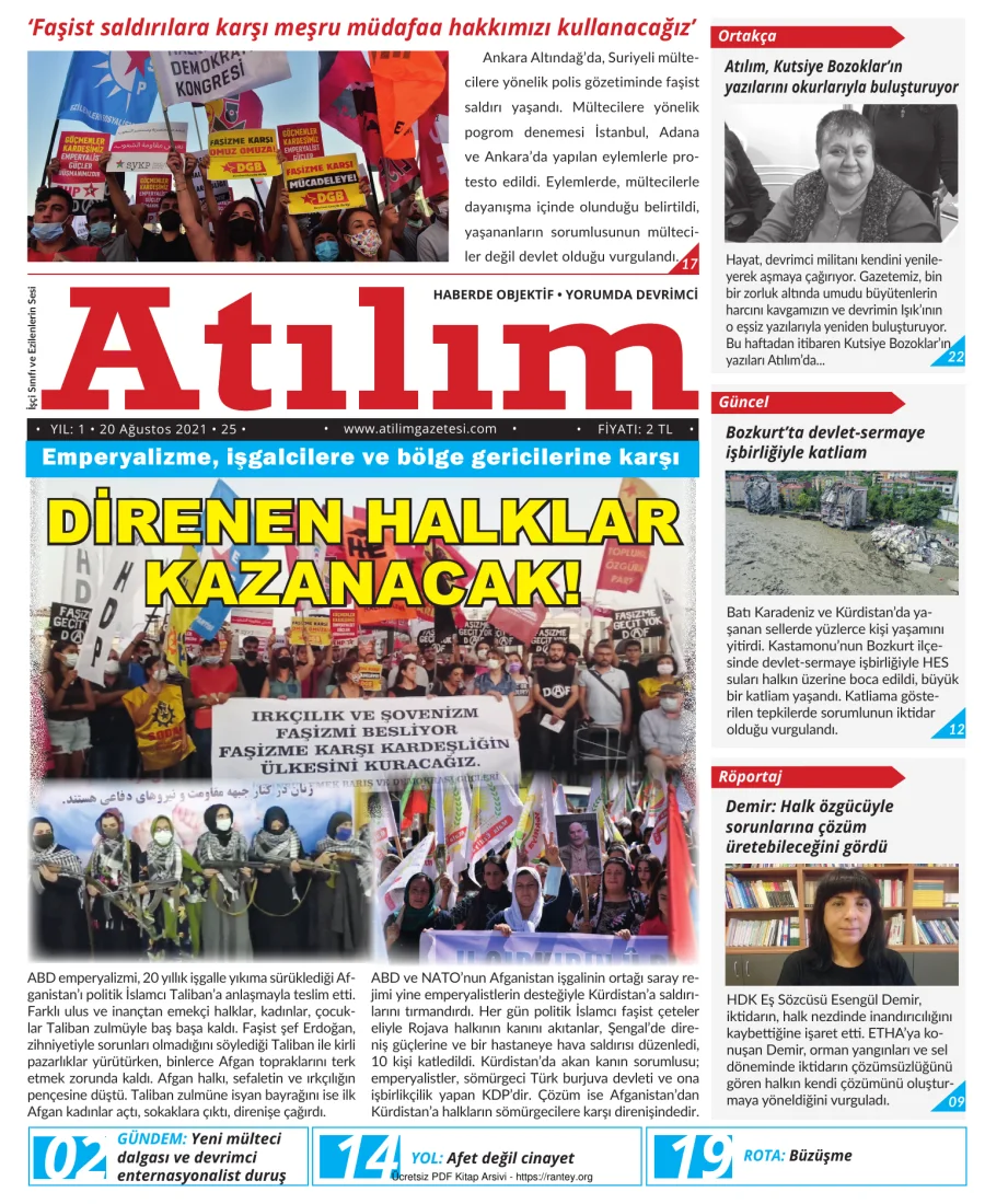Atılım 2021 Sayı 25 kapak görseli