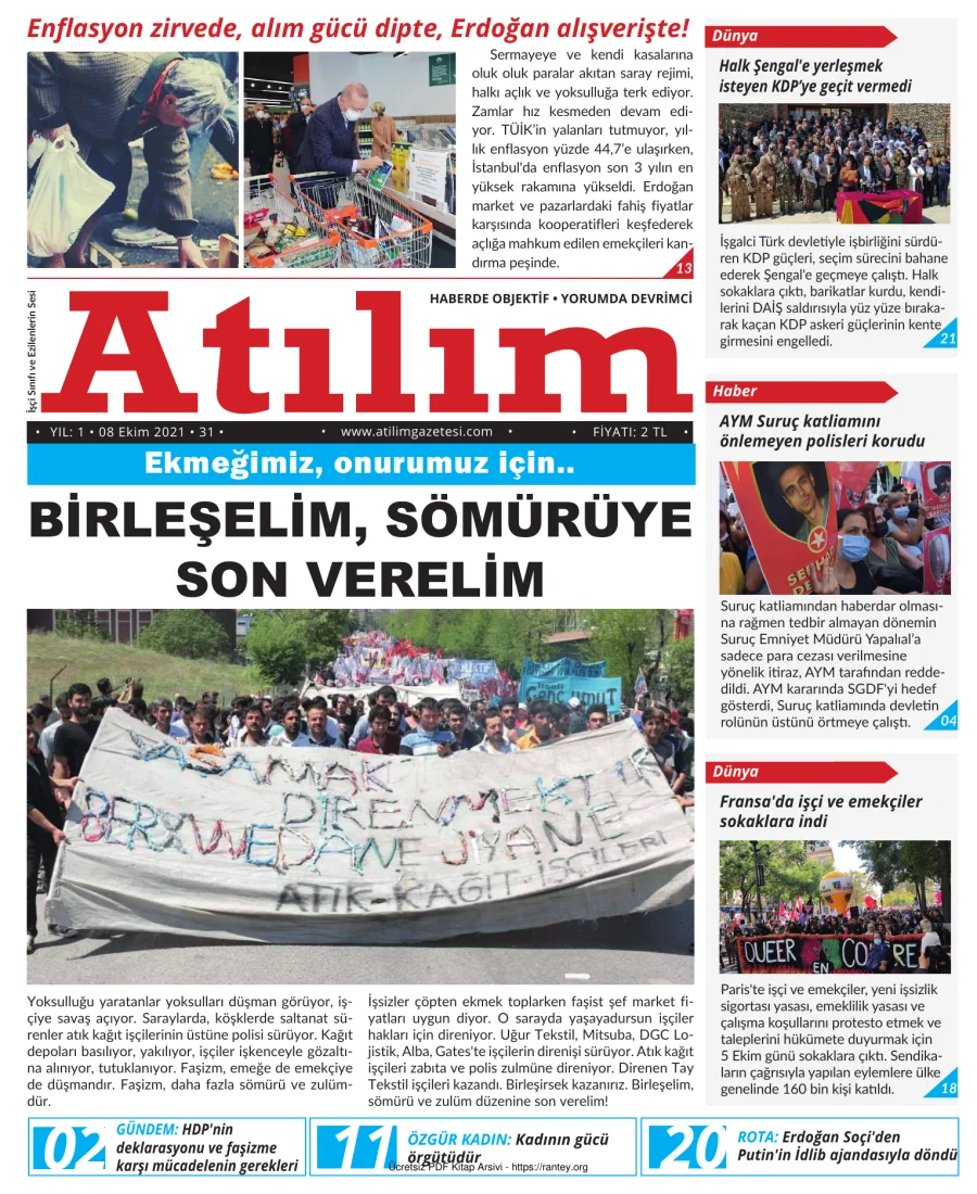 Atılım 2021 Sayı 31 kapak görseli