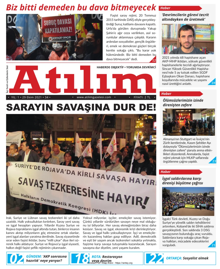 Atılım 2021 Sayı 34 kapak görseli