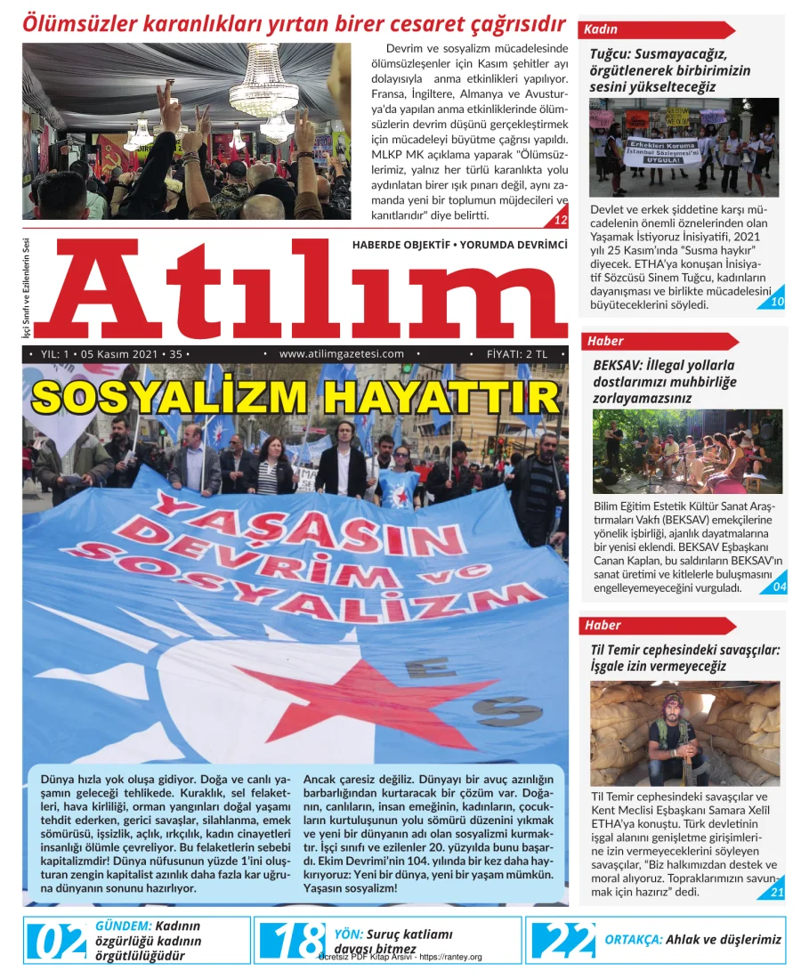 Atılım 2021 Sayı 35 kapak görseli