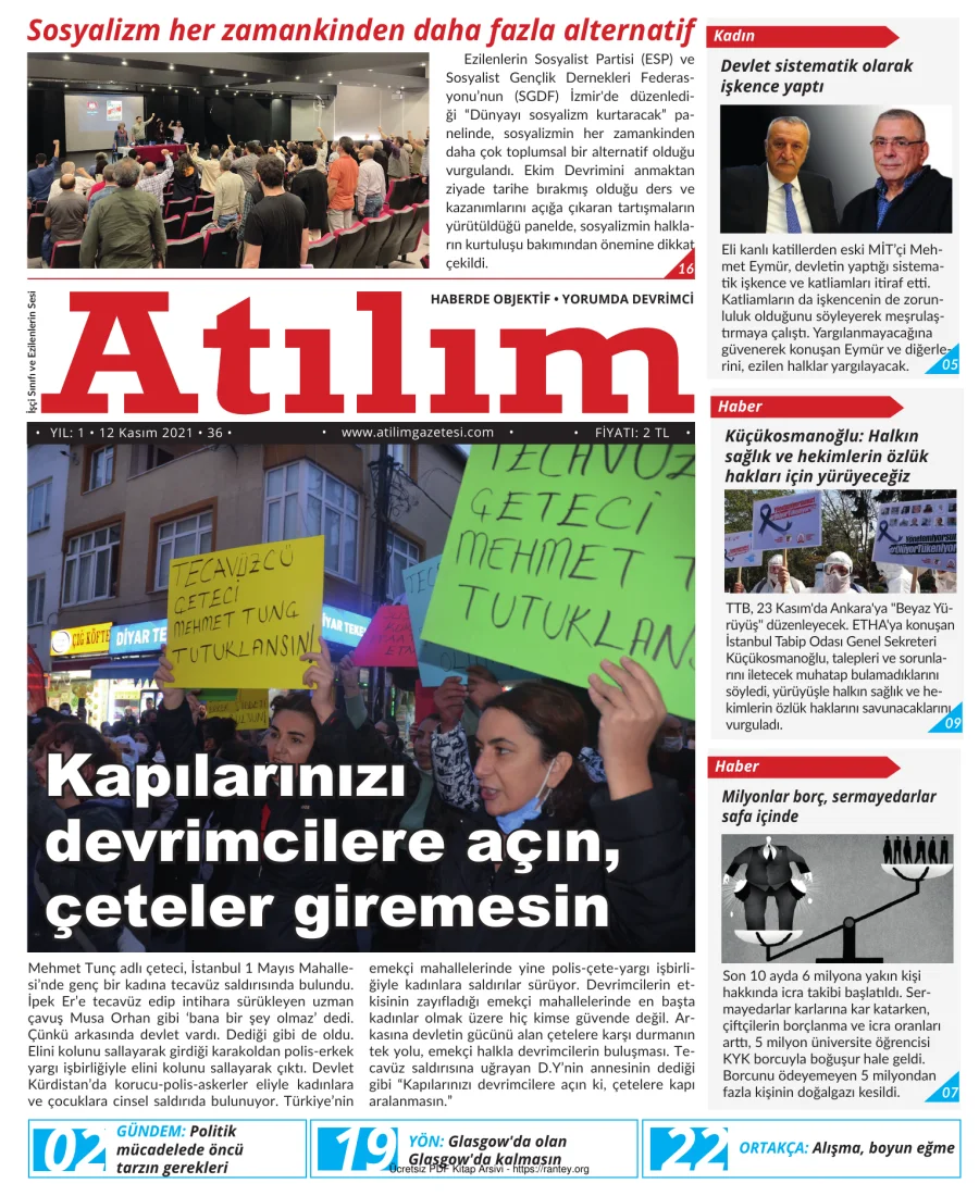 Atılım 2021 Sayı 36 kapak görseli