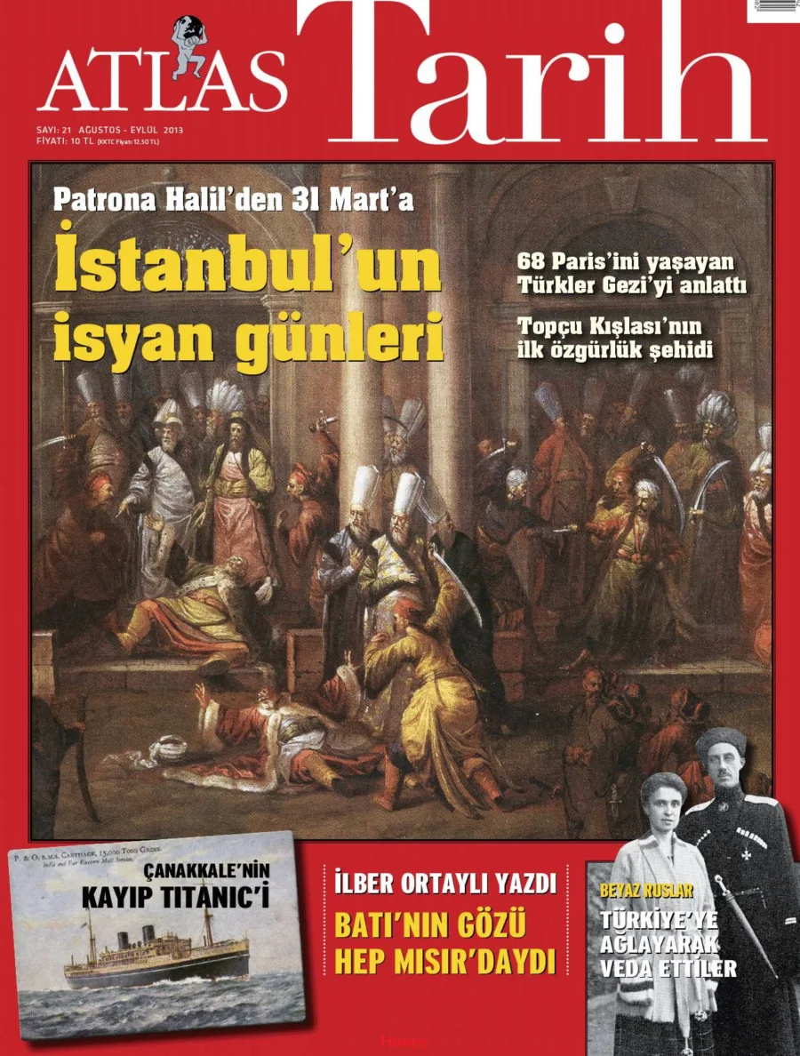 Atlas Tarih Sayı 21 - Ağustos-Eylül 2013 PDF kapak görseli