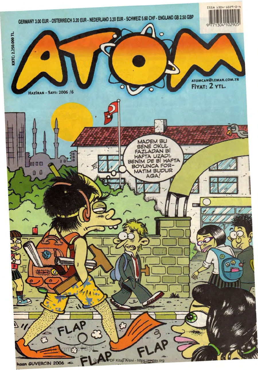 Atom 2006 Sayı 06 kitap kapağı