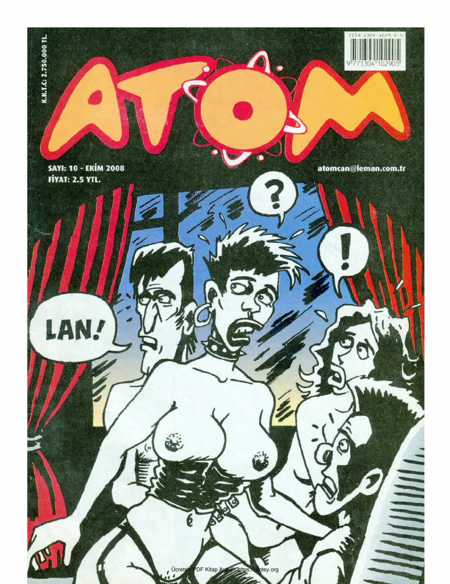 Atom 2008 Sayı 10 kitap kapağı