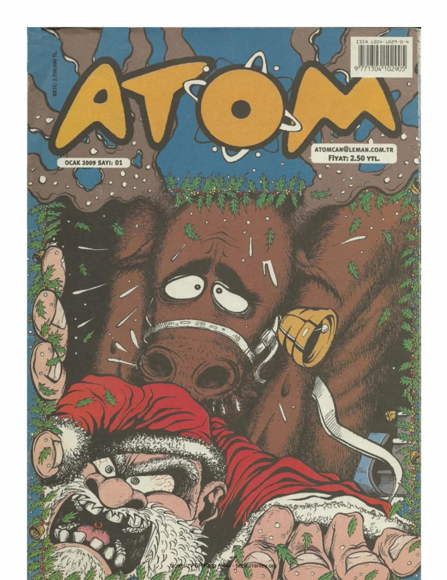 Atom 2009 Sayı 01 kitap kapağı