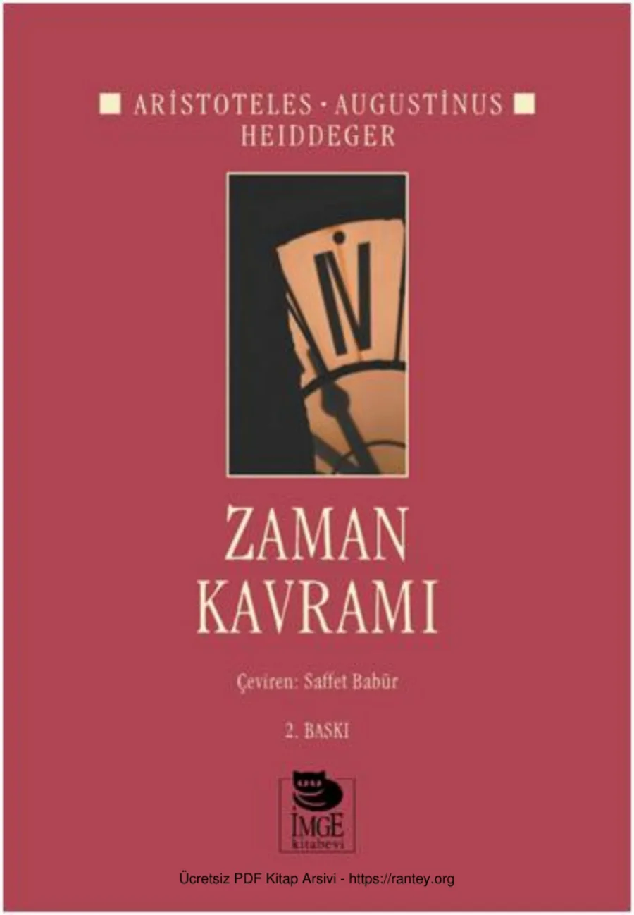 Augustinus Heidegger Zaman Kavramcısı kapak görseli