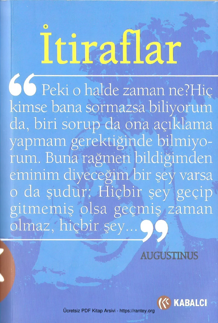Augustinus İtiraflar kapak görseli