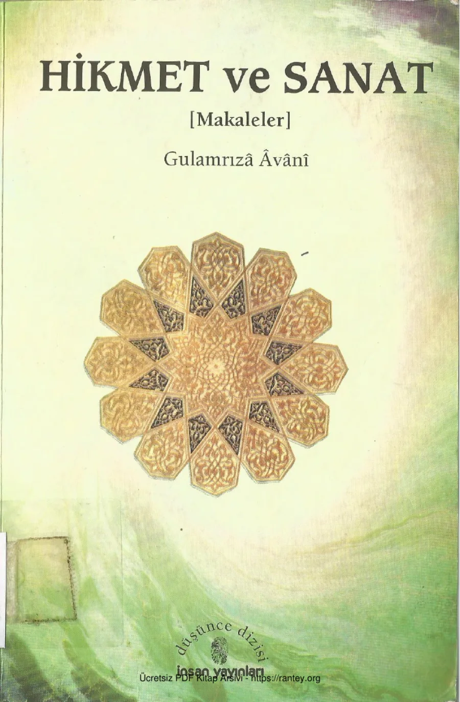 Avani Hikmet ve Sanat İnsan Yayınları kapak görseli