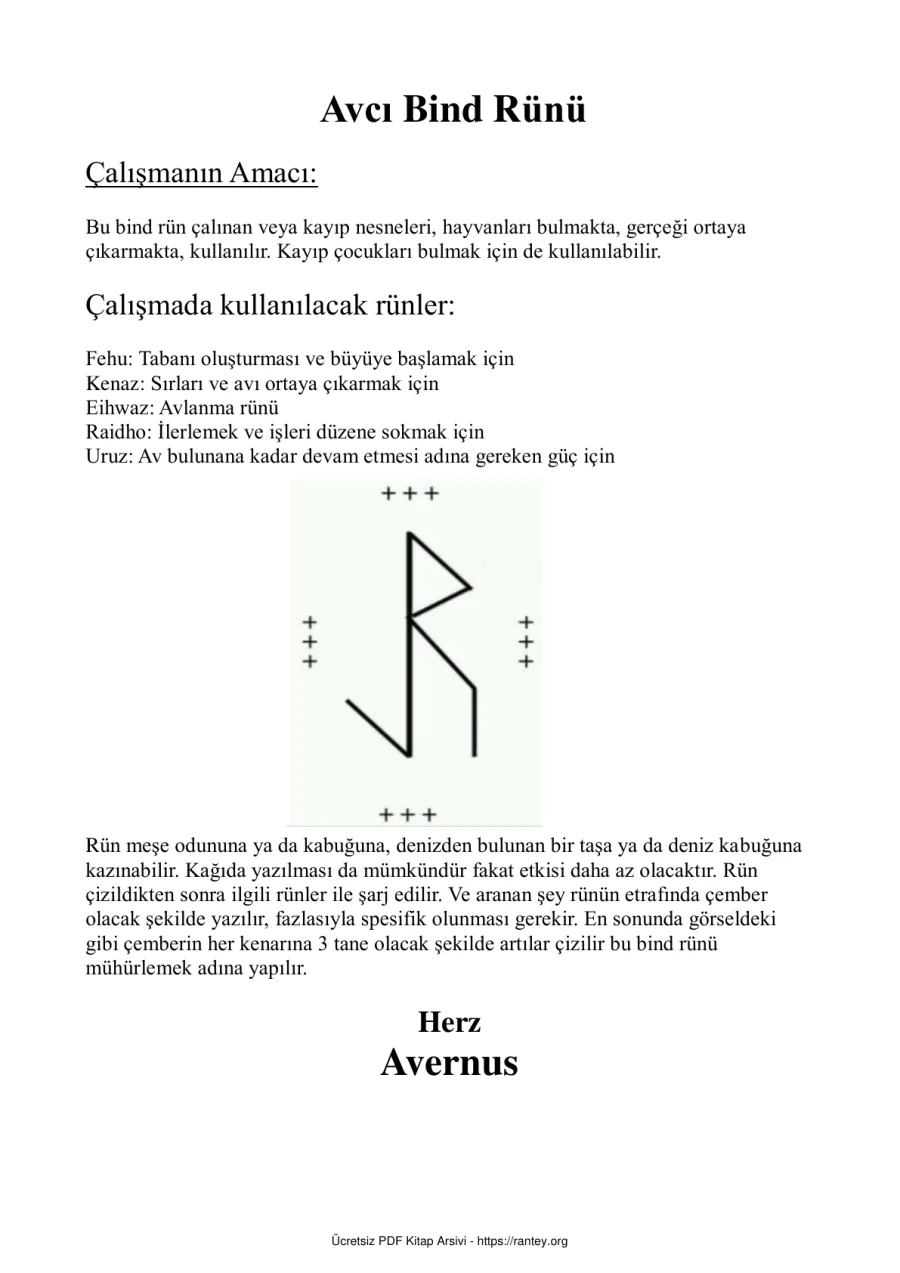 Avc bind runu 1 kapak görseli
