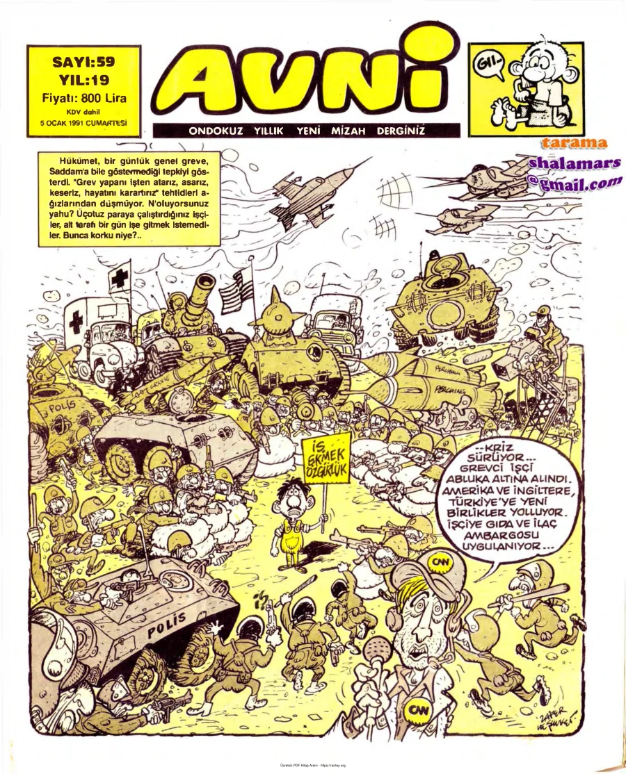 Avni Sayı 059 kapak görseli