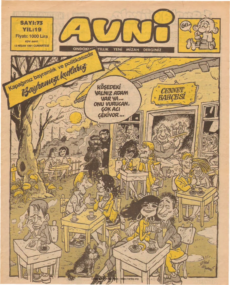 Avni Sayı 073 kitap kapağı