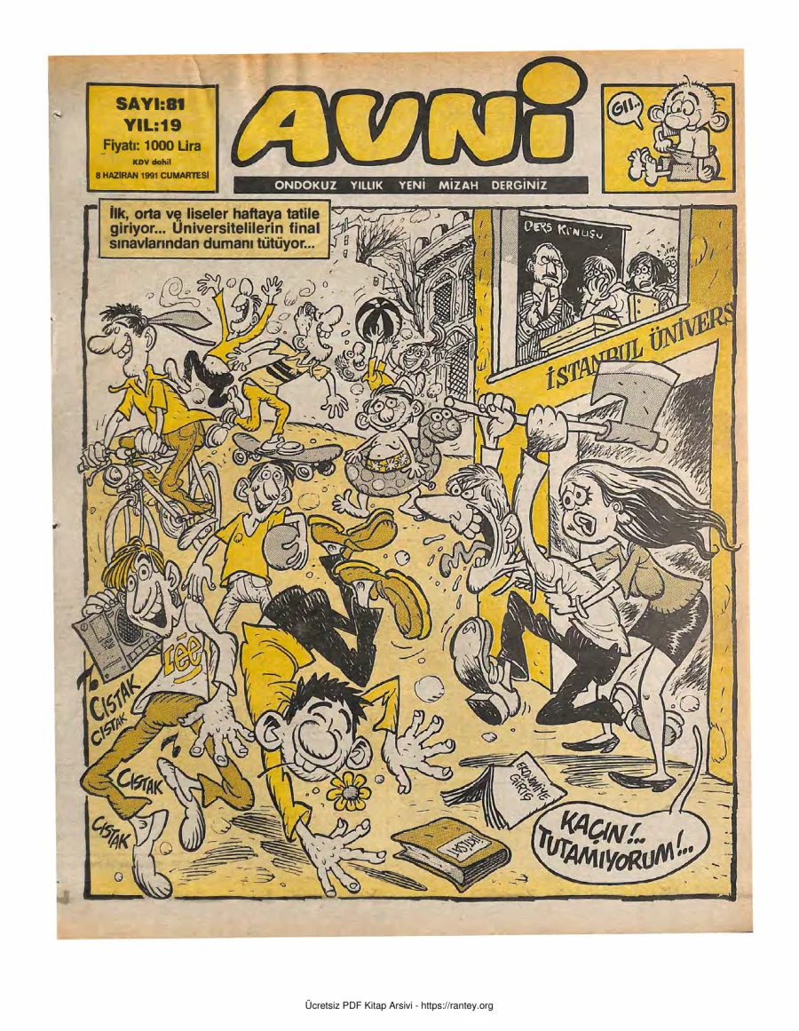 Avni Sayı 081 kitap kapağı