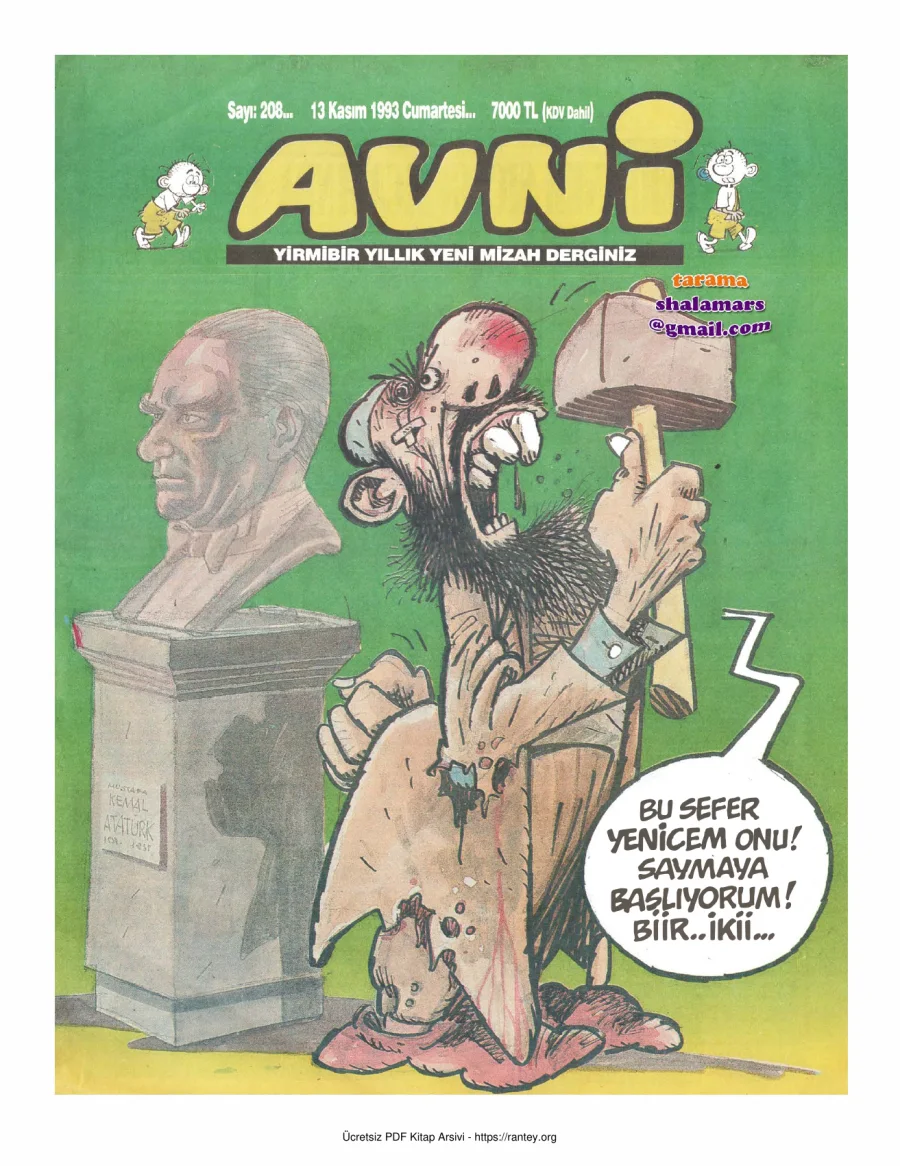 Avni Sayı 208 kitap kapağı
