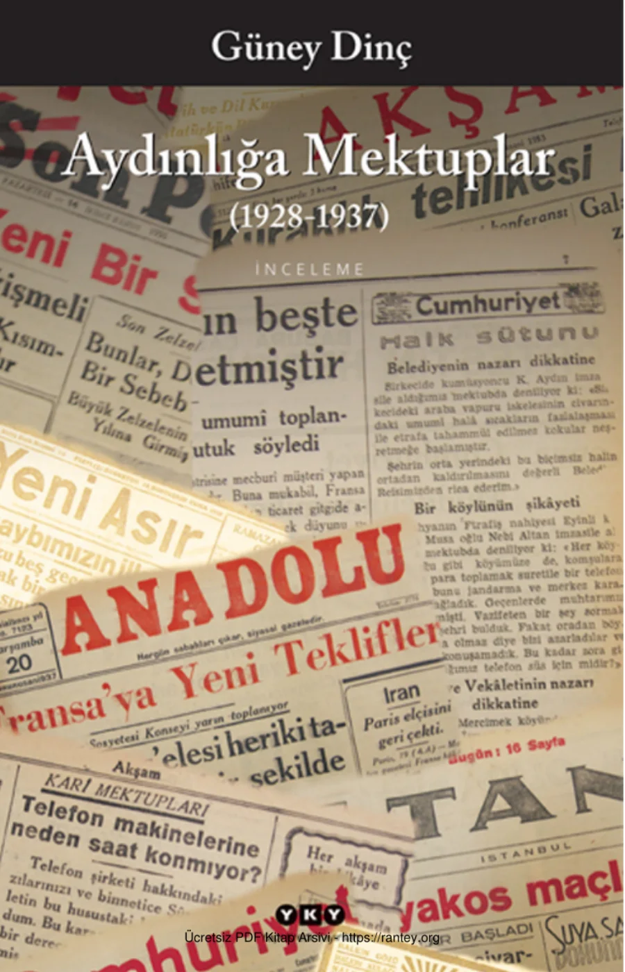 Aydınlığa Mektuplar kapak görseli