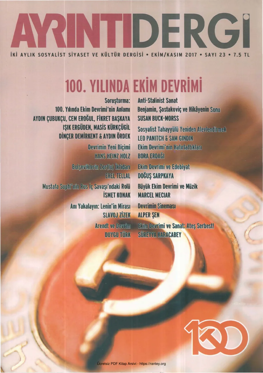 Ayrıntı Dergi Sayı 023 Ekim Kasım 2017 kapak görseli