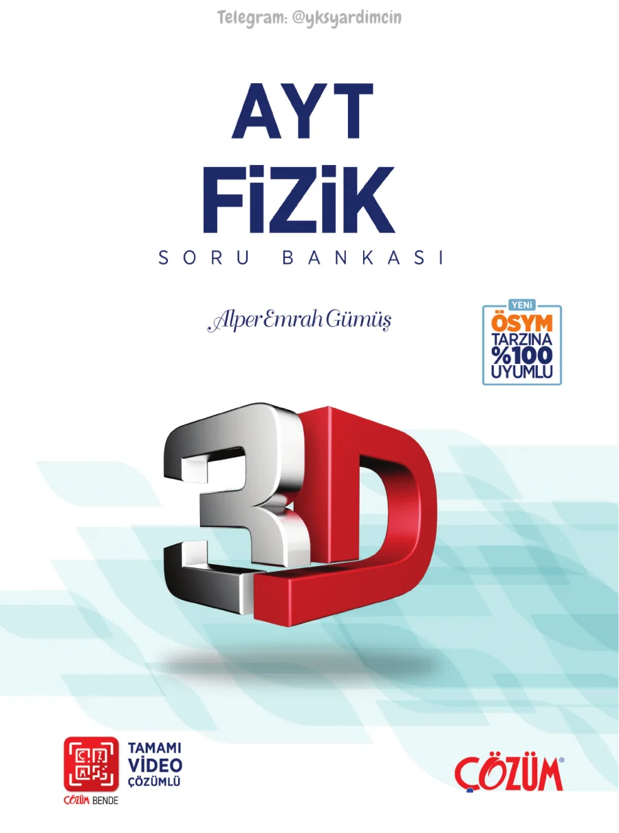 AYT 3D Fizik Soru Bankası kapak görseli