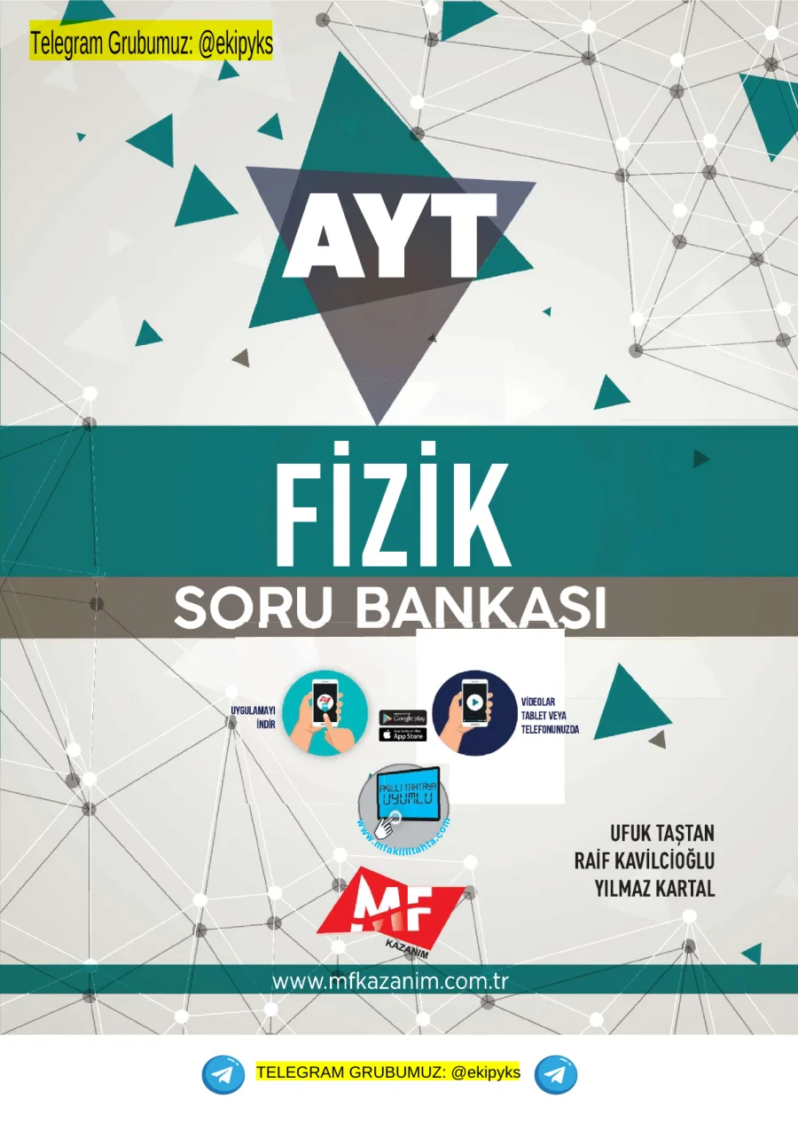 AYT Fizik Kazanım Soru Bankası 2020 PDF kapak görseli