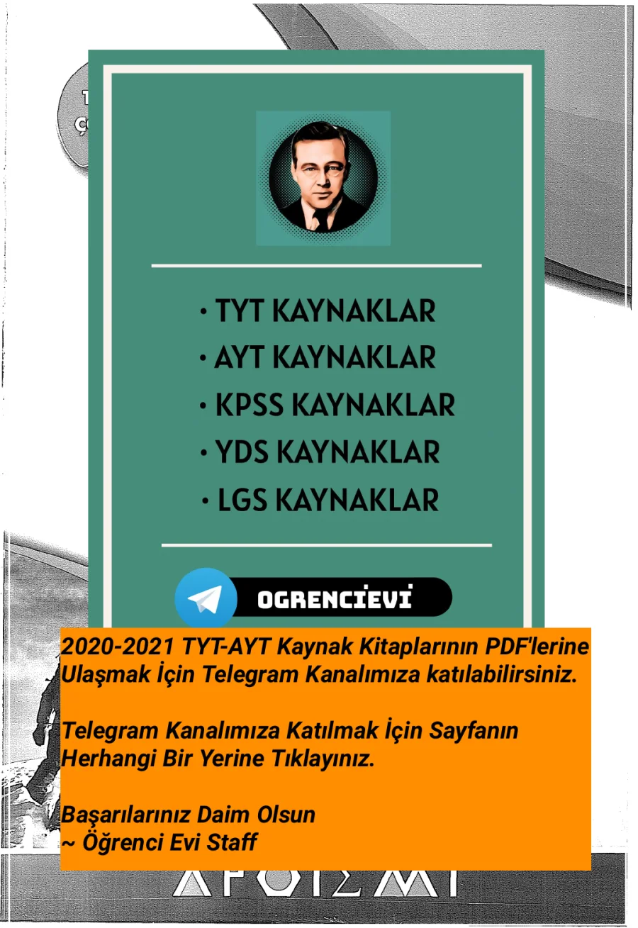 AYT Kimya Denemeleri 2020 kapak görseli