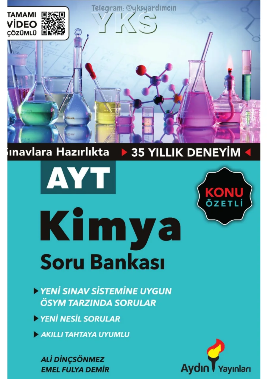 AYT Kimya Soru Bankası PDF kapak görseli