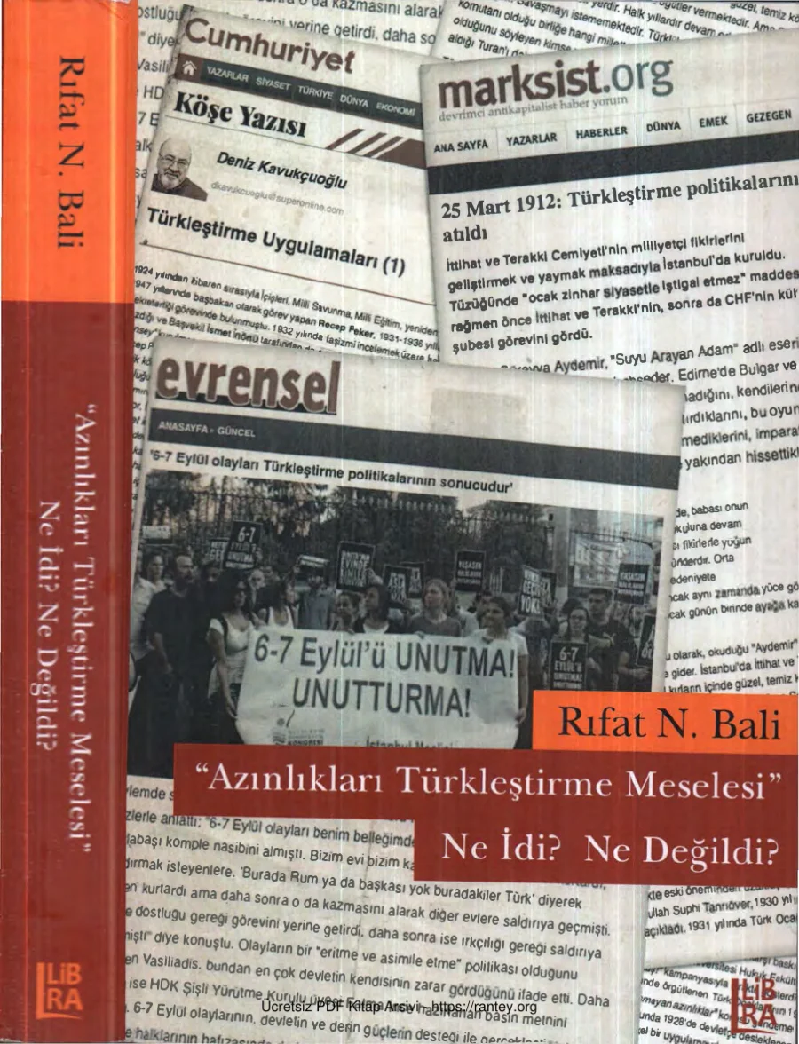 Azınlıkları Türkleştirme Meselesi Ne İdi Ne Değişti kapak görseli