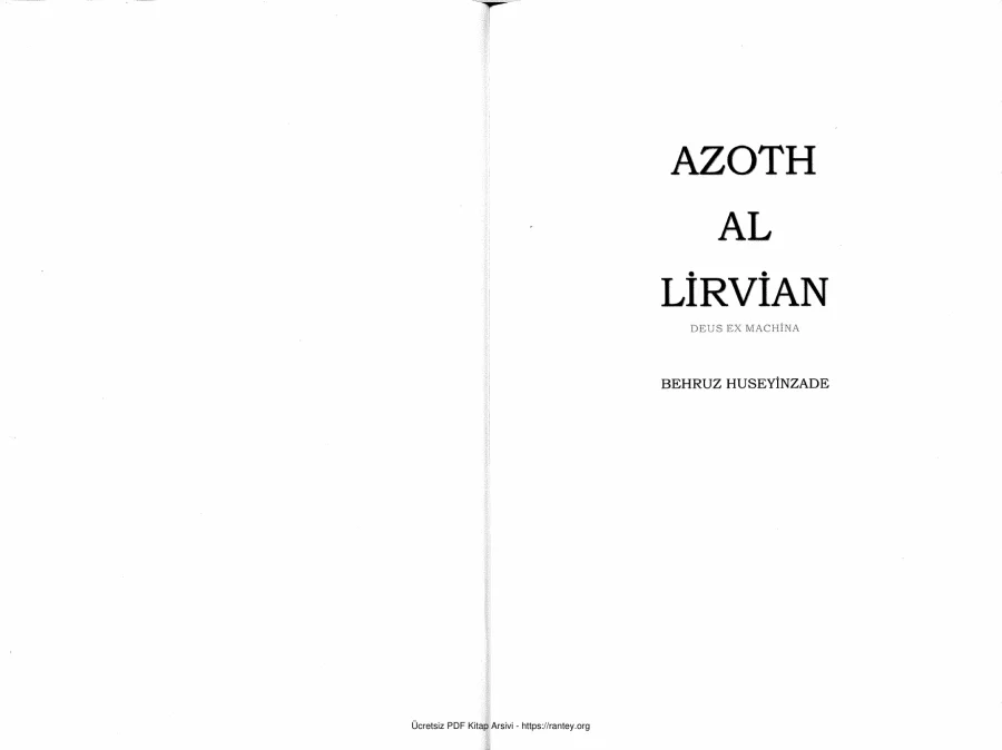 AZOTH AL LİRVİAN kapak görseli