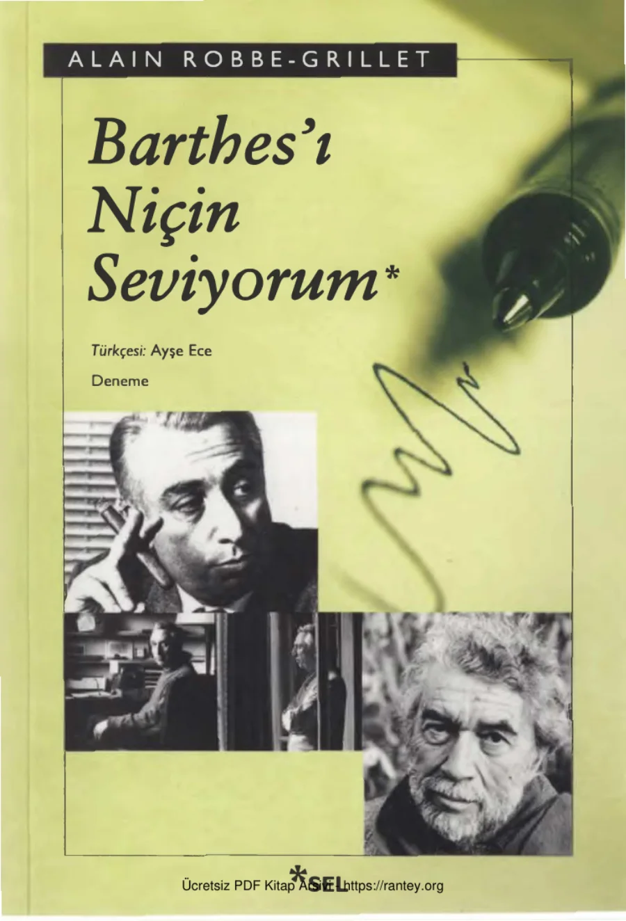 Barthesı Niçin Seviyorum kapak görseli