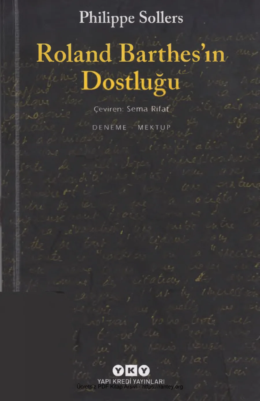 Barthesin Dostluğu kapak görseli