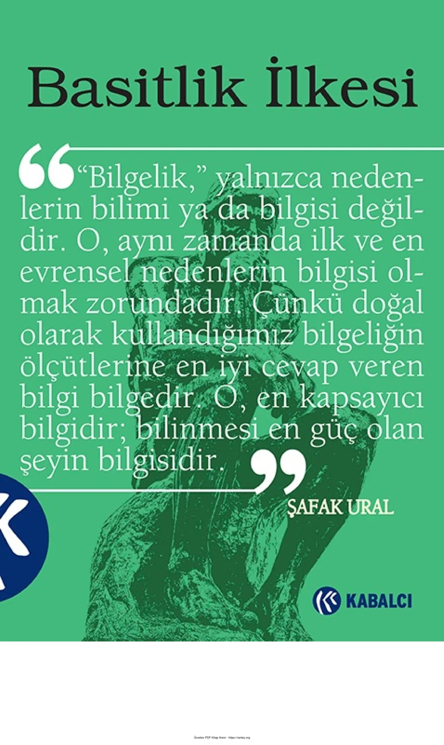 Basitlik İlkesi kapak görseli