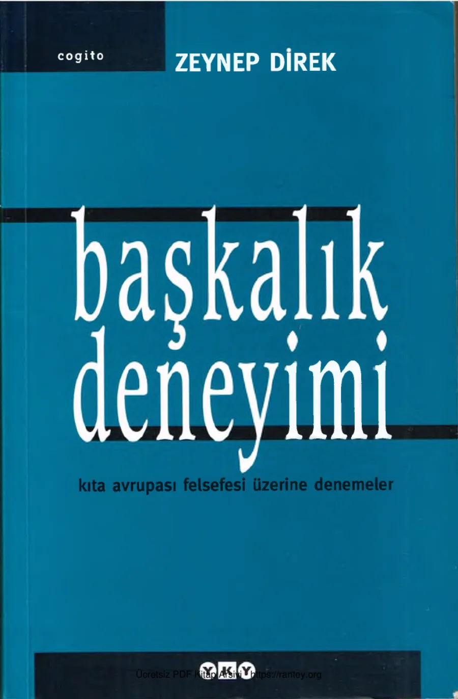 Başkalık Deneyimi kapak görseli